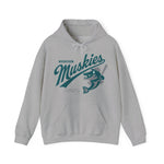 Muskegon Muskies Hoodie - Vintage Defunct Baseball Teams - Michigan