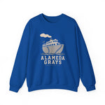 Alameda Grays Crewneck Sweatshirt - Vintage Defunct Baseball Teams - California