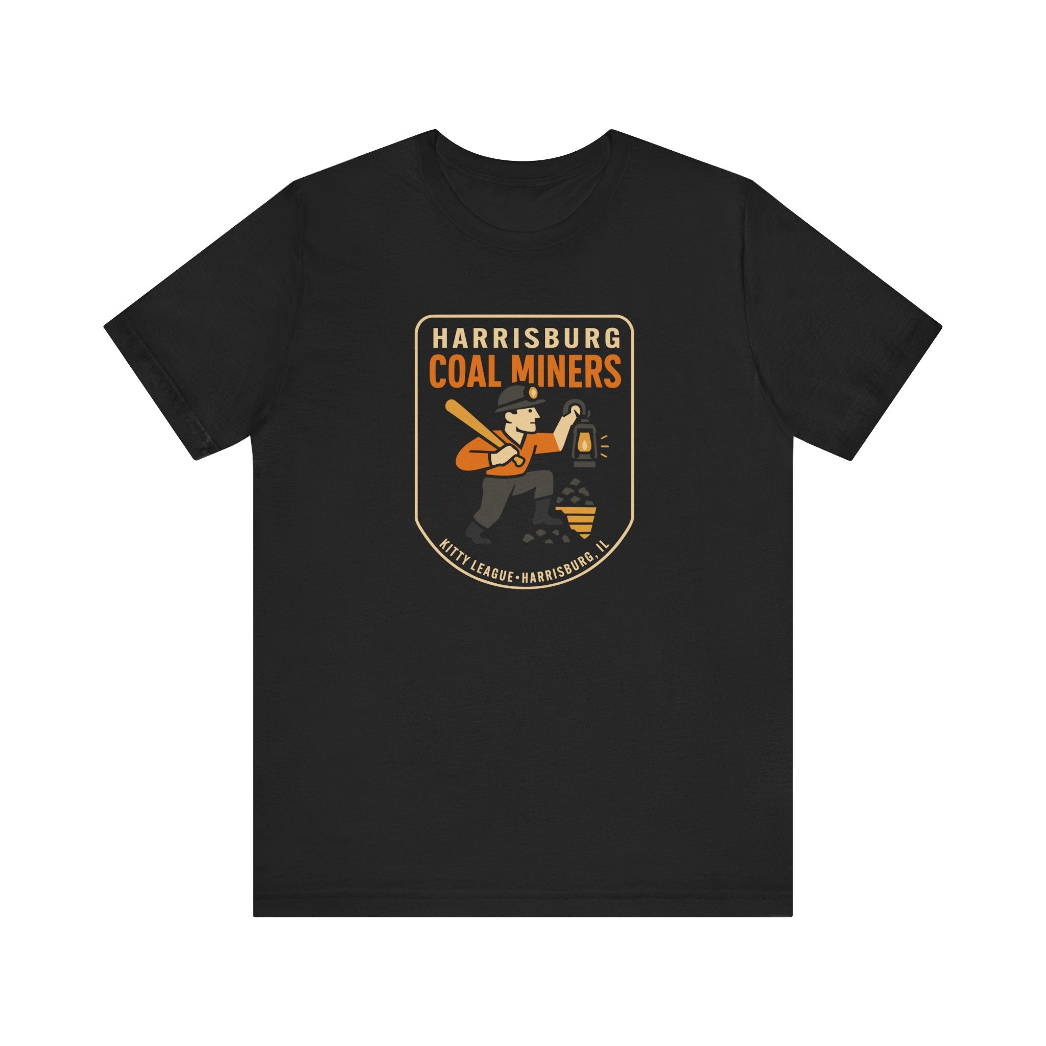 Harrisburg Coal Miners T-Shirt (Premium Lightweight) - Vintage Defunct Baseball Teams