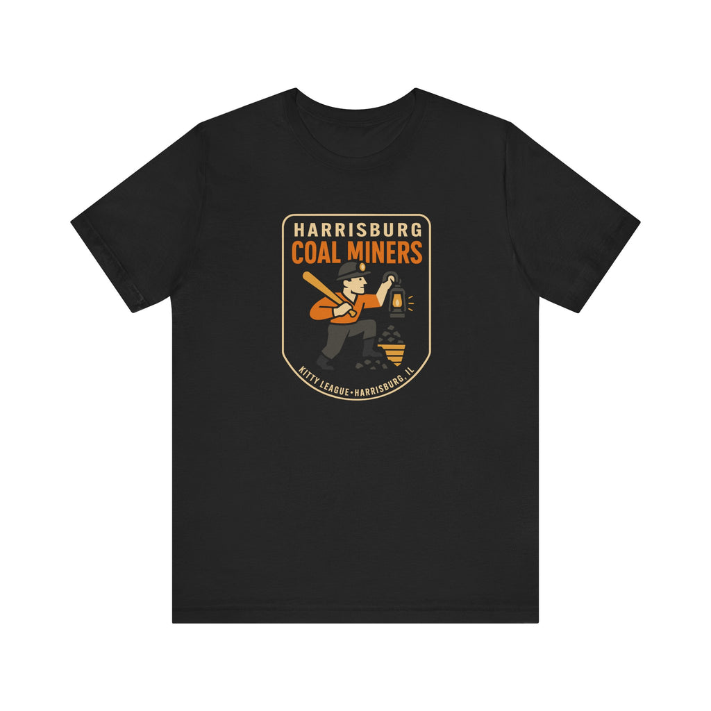 Harrisburg Coal Miners T-Shirt (Premium Lightweight) - Vintage Defunct Baseball Teams