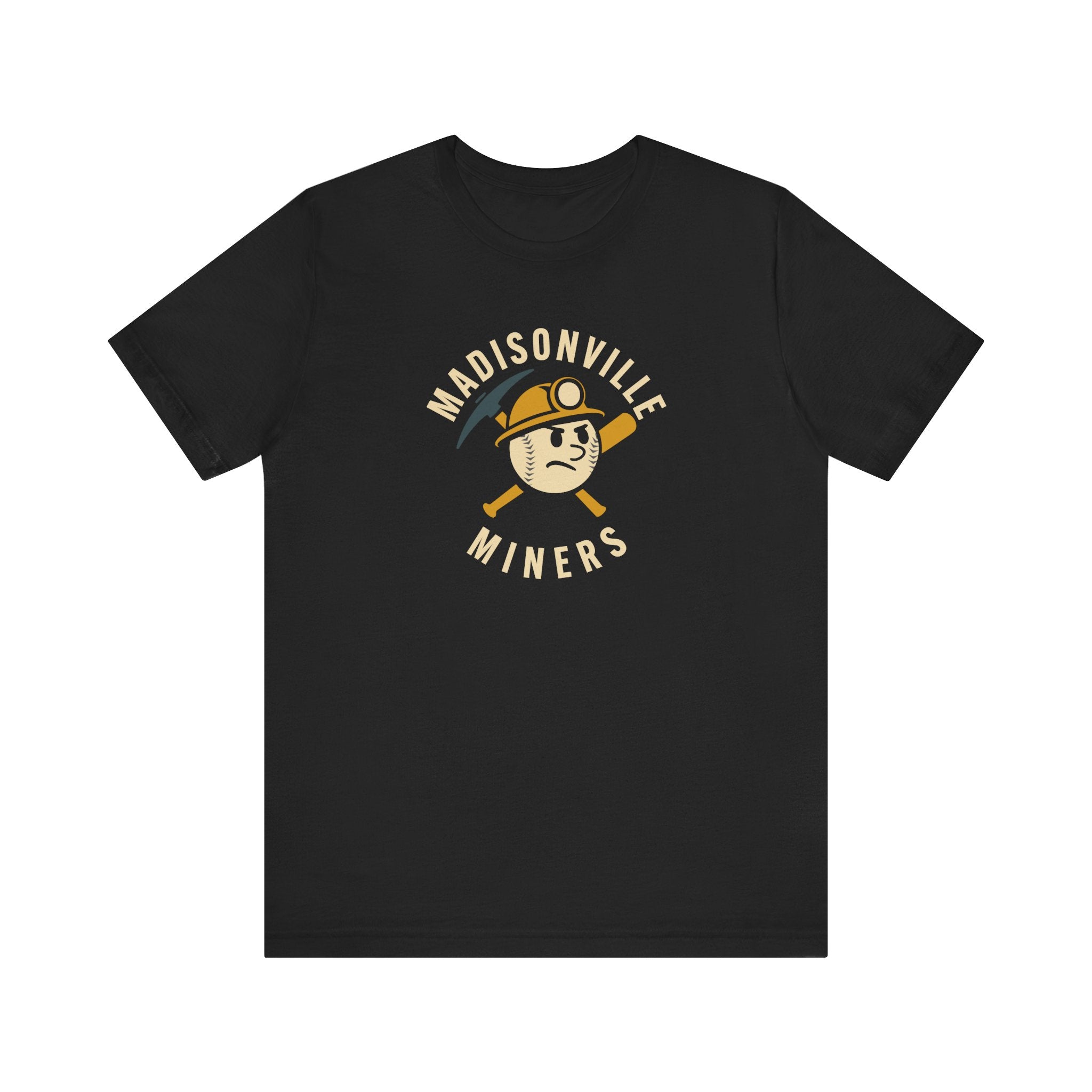 Madisonville Miners T-Shirt (Premium Lightweight) - Vintage Defunct Baseball Teams