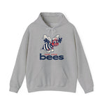 San Jose Bees 1960s Style Hoodie - Vintage Defunct Baseball Teams - California