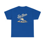 Jacksonville Beach Sea Birds T-Shirt (Heavyweight) - Vintage Defunct Baseball Teams - Florida