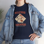 Milford Sandpipers T-Shirt (Heavyweight) - Vintage Defunct Baseball Teams - Delaware