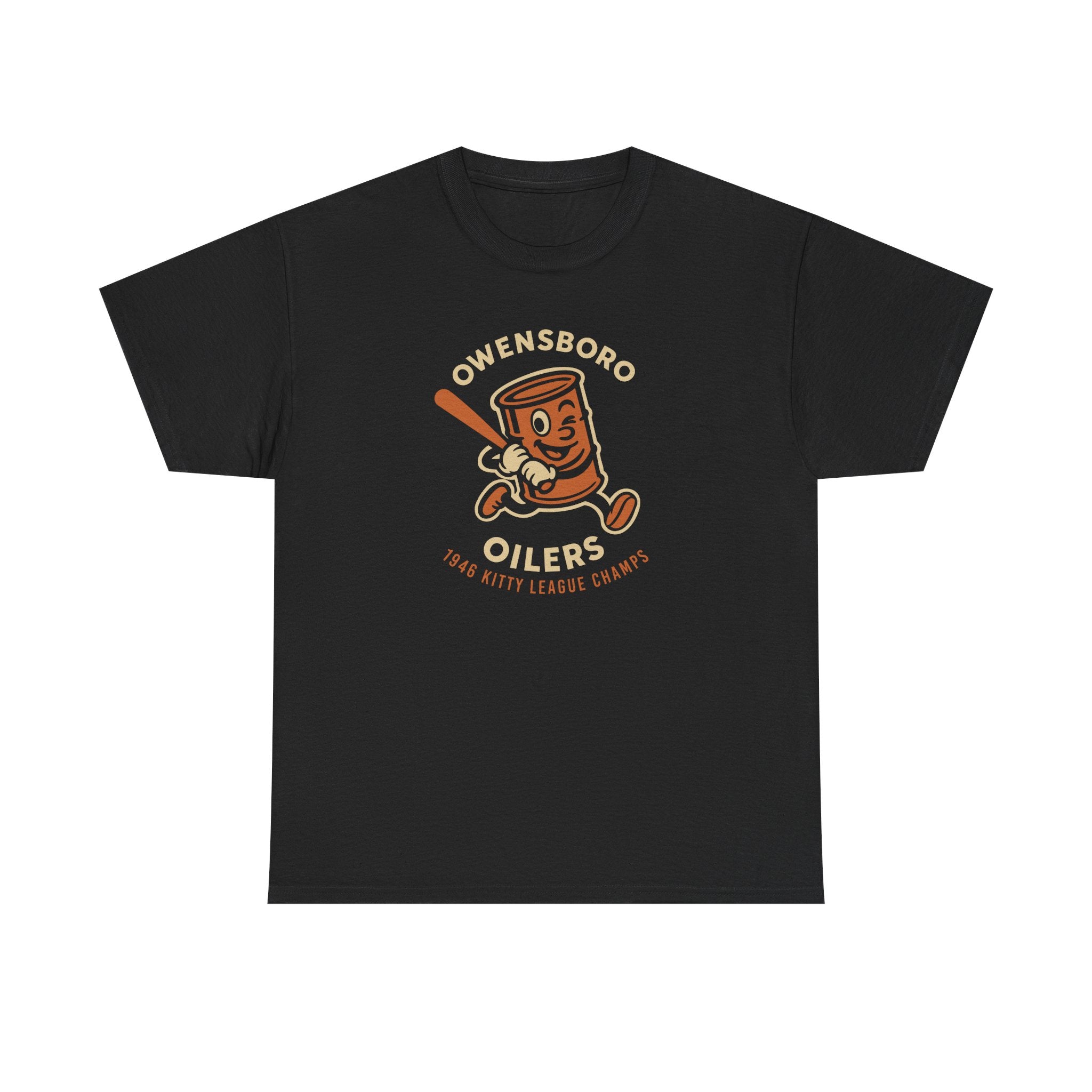 Owensboro Oilers T-Shirt (Heavyweight) - Vintage Defunct Baseball Teams