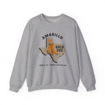 Amarillo Gold Sox Crewneck Sweatshirt - Vintage Defunct Baseball Teams - Texas