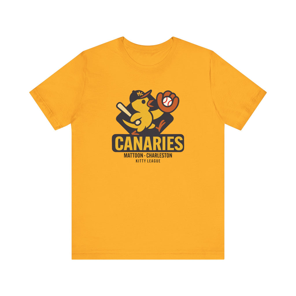 Mattoon-Charleston Canaries T-Shirt (Premium Lightweight) - Vintage Defunct Baseball Teams