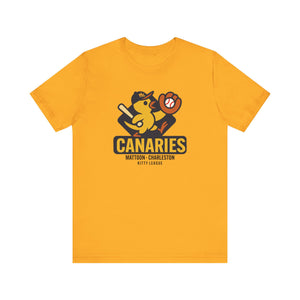 Mattoon-Charleston Canaries T-Shirt (Premium Lightweight) - Vintage Defunct Baseball Teams
