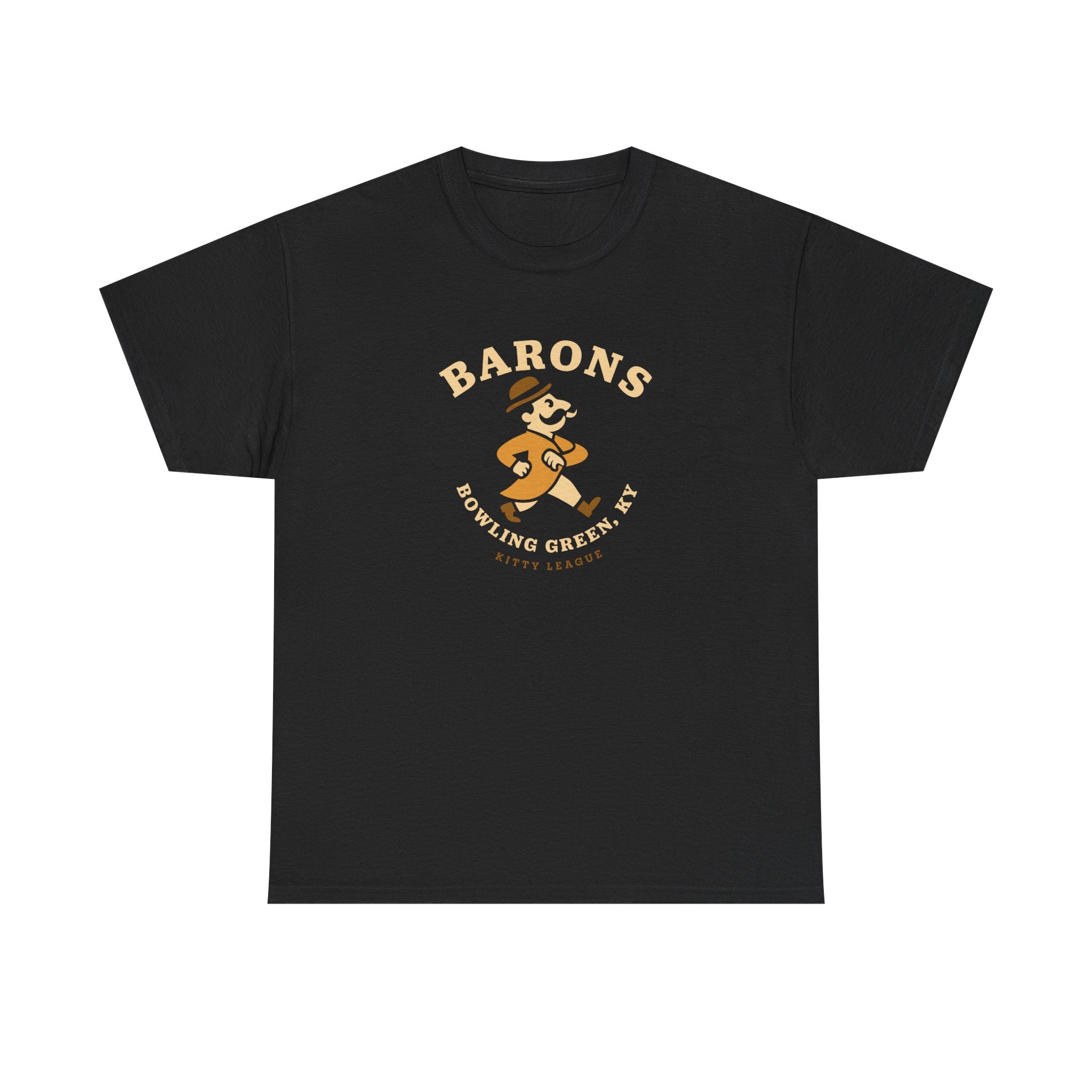 Bowling Green Barons T-Shirt (Heavyweight) - Vintage Defunct Baseball Teams