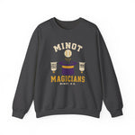 Minot Magicians Crewneck Sweatshirt - Vintage Defunct Baseball Teams - North Dakota