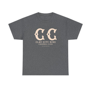 Clay City Nine T-Shirt (Heavyweight) - Vintage Defunct Baseball Teams