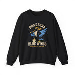 Bradford Blue Wings Crewneck Sweatshirt - Vintage Defunct Baseball Teams - Pennsylvania