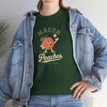 Macon Peaches T-Shirt (Heavyweight) - Vintage Defunct Baseball Teams - Georgia