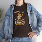 Lewiston Broncs T-Shirt (Heavyweight) - Vintage Defunct Baseball Teams - Idaho