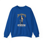 Deadwood Metropolitans Crewneck Sweatshirt - Vintage Defunct Baseball Teams - South Dakota