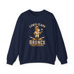 Lewiston Broncs Crewneck Sweatshirt - Vintage Defunct Baseball Teams - Idaho