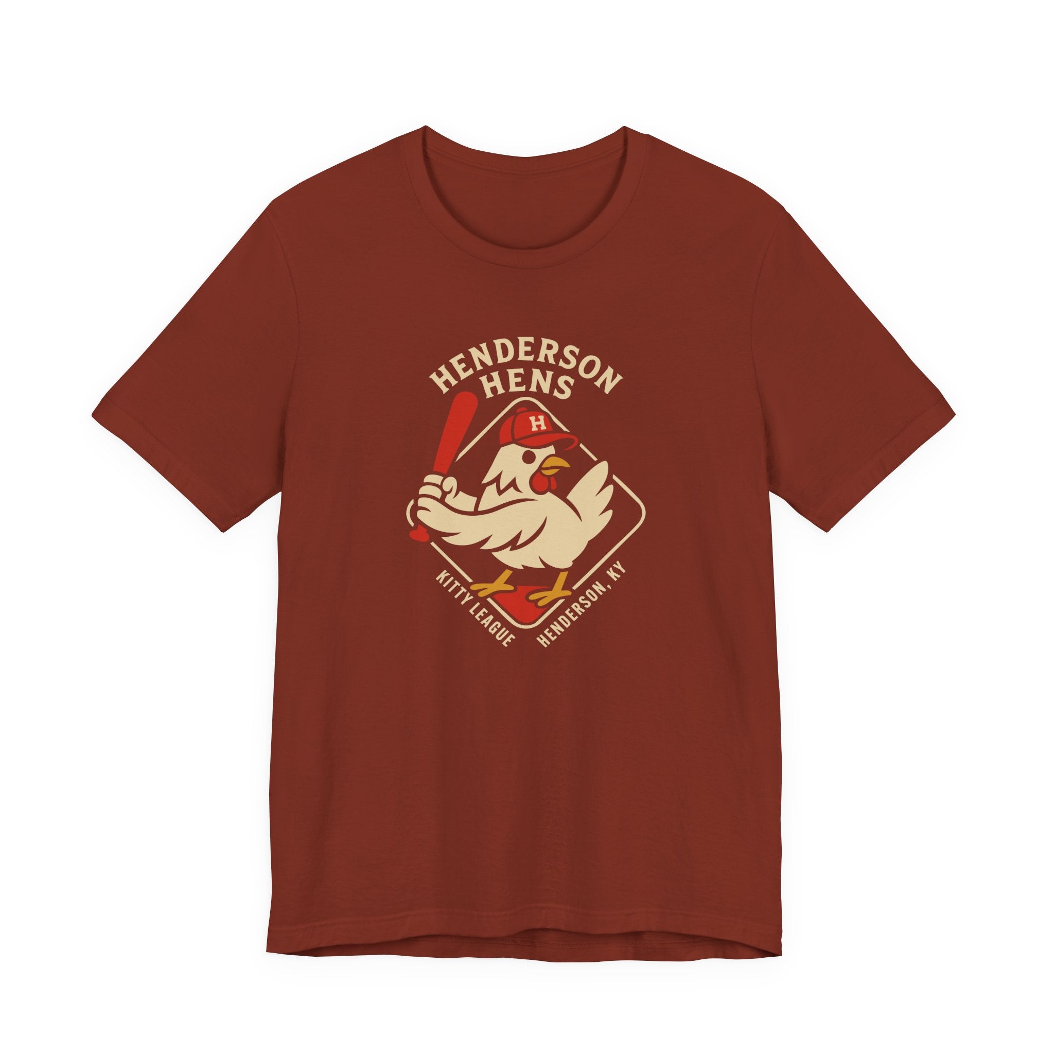 Henderson Hens T-Shirt (Premium Lightweight) - Vintage Defunct Baseball Teams