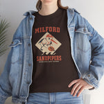 Milford Sandpipers T-Shirt (Heavyweight) - Vintage Defunct Baseball Teams - Delaware