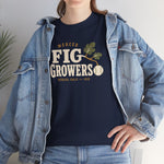 Merced Fig Growers T-Shirt (Heavyweight) - Vintage Defunct Baseball Teams - California