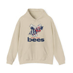 San Jose Bees 1960s Style Hoodie - Vintage Defunct Baseball Teams - California