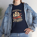 Brunswick Pirates T-Shirt (Heavyweight) - Vintage Defunct Baseball Teams - Georgia