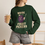 Boise Fruit Pickers Crewneck Sweatshirt - Vintage Defunct Baseball Teams - Idaho