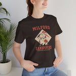 Milford Sandpipers T-Shirt (Premium Lightweight) - Vintage Defunct Baseball Teams - Delaware