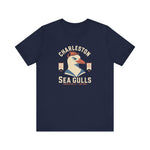 Charleston Sea Gulls T-Shirt (Premium Lightweight) - Vintage Defunct Baseball Teams - South Carolina