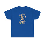 Monroe Sports T-Shirt (Heavyweight) - Vintage Defunct Baseball Teams - Louisiana