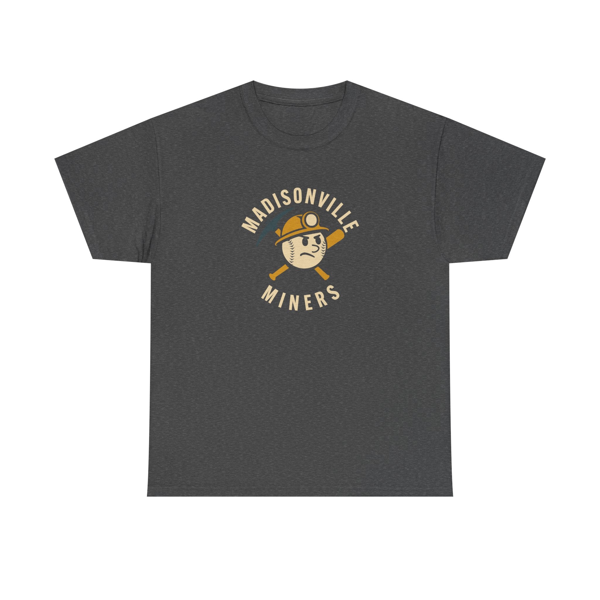Madisonville Miners T-Shirt (Heavyweight) - Vintage Defunct Baseball Teams