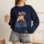 Sioux Falls Packers Crewneck Sweatshirt - Vintage Defunct Baseball Teams - South Dakota