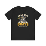 Lead City Grays T-Shirt (Premium Lightweight) - Vintage Defunct Baseball Teams - South Dakota