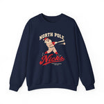 North Pole Nicks Crewneck Sweatshirt - Vintage Defunct Baseball Teams - Alaska