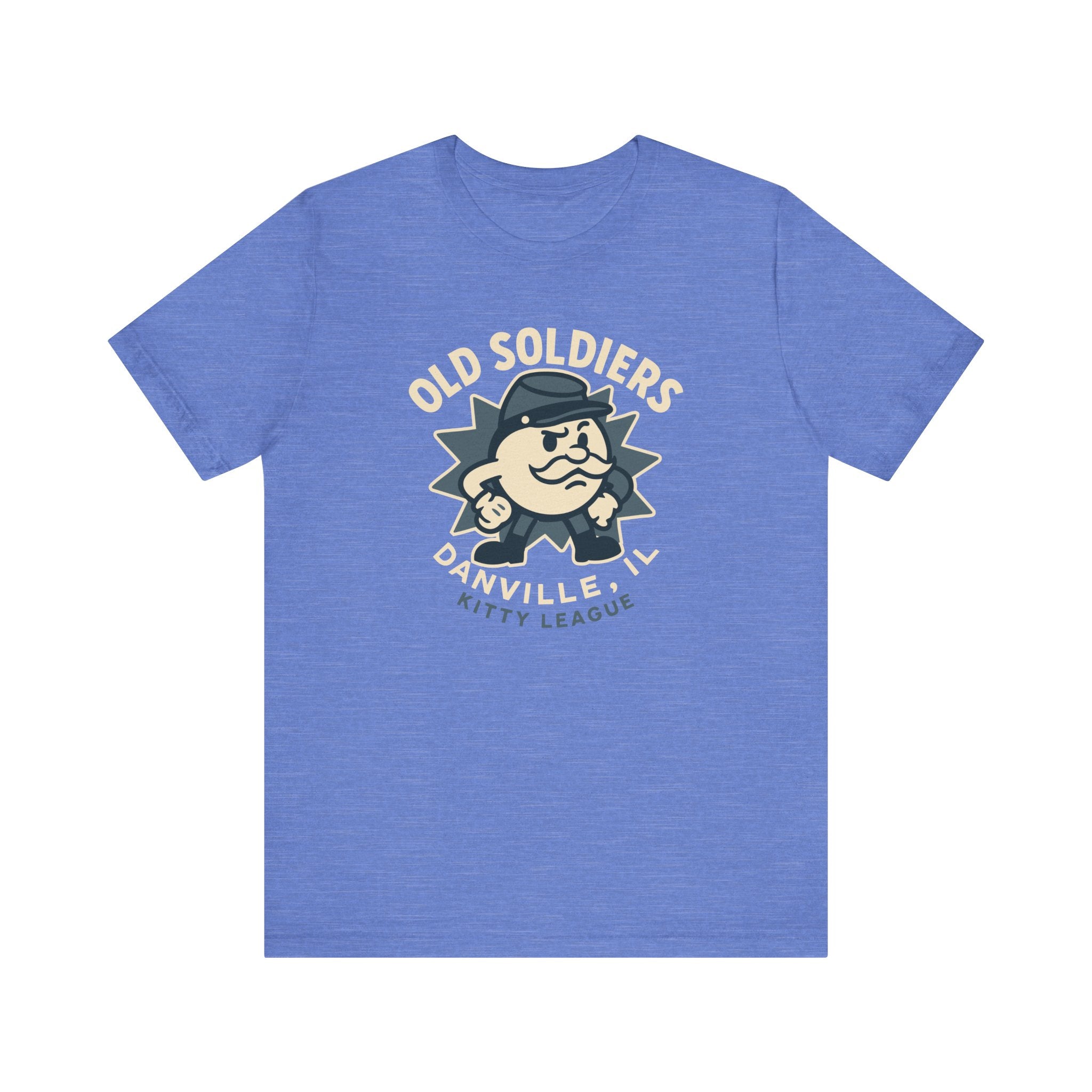 Danville Old Soldiers T-Shirt (Premium Lightweight) - Vintage Defunct Baseball Teams