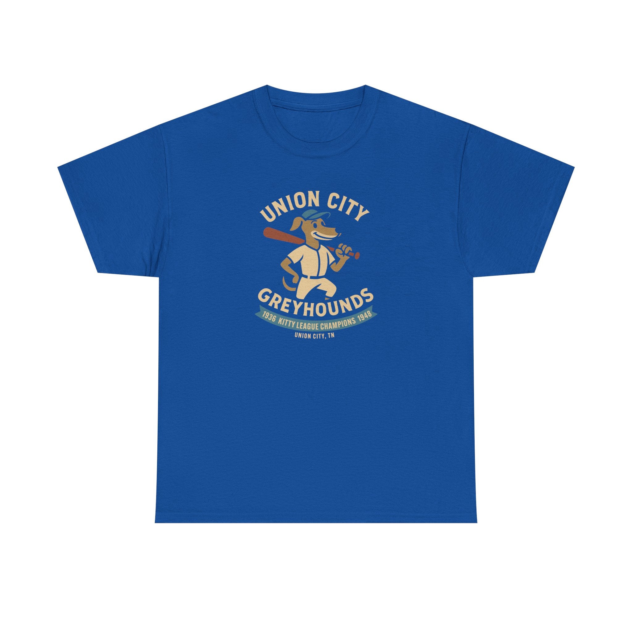 Union City Greyhounds T-Shirt (Heavyweight) - Vintage Defunct Baseball Teams