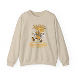 Hutchinson Wheatshockers Crewneck Sweatshirt - Vintage Defunct Baseball Teams - Kansas