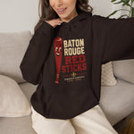 Baton Rouge Red Sticks Hoodie - Vintage Defunct Baseball Teams - Louisiana