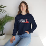 Pocatello Gems Crewneck Sweatshirt - Vintage Defunct Baseball Teams - Idaho