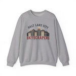 Salt Lake City Skyscrapers Crewneck Sweatshirt - Vintage Defunct Baseball Teams - Utah