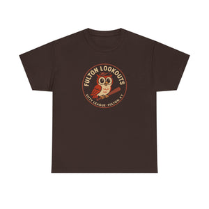 Fulton Lookouts T-Shirt (Heavyweight) - Vintage Defunct Baseball Teams