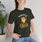 Gainesville Owls T-Shirt (Premium Lightweight) - Vintage Defunct Baseball Teams - Texas
