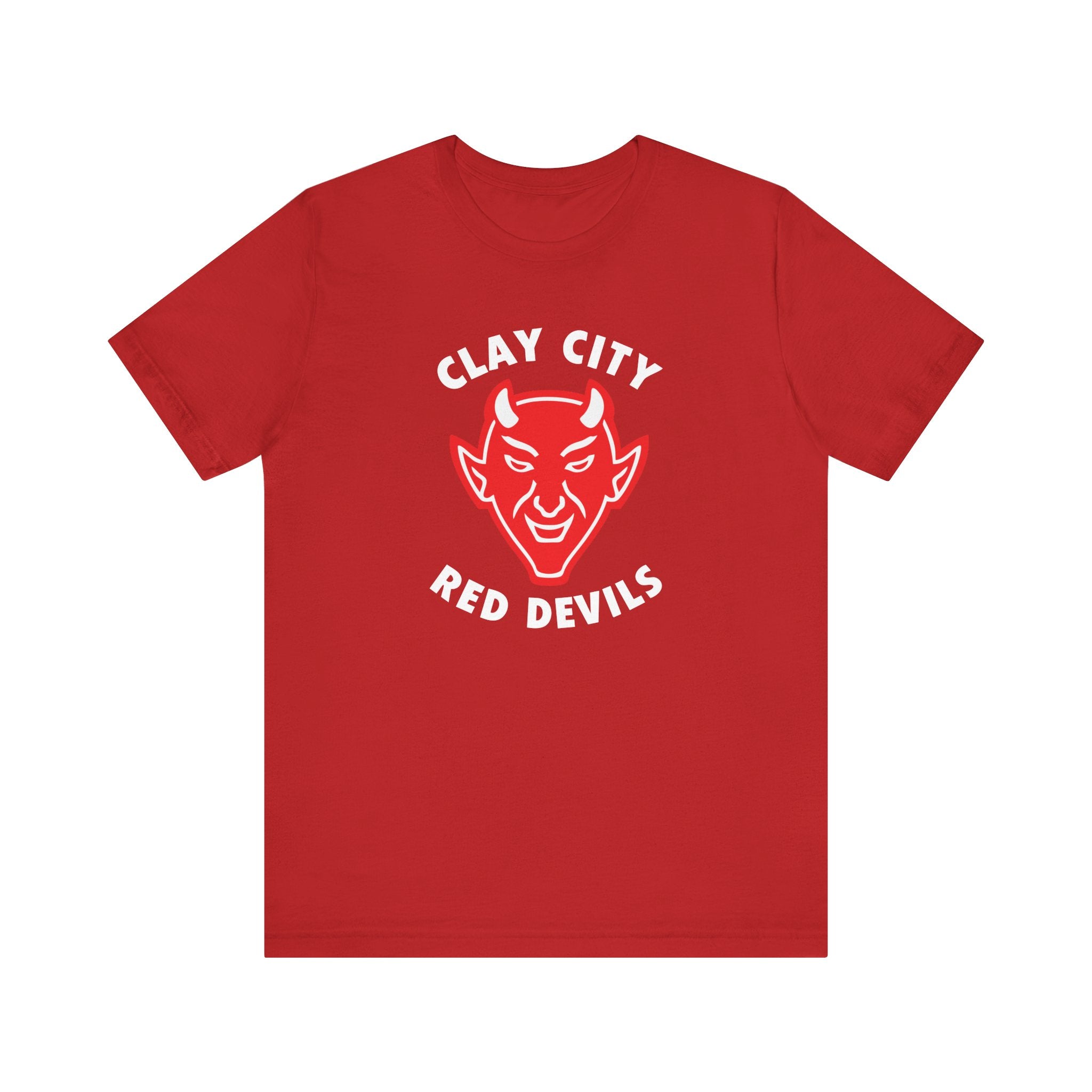 Clay City Red Devils T-Shirt (Premium Lightweight) - Vintage Defunct Baseball Teams