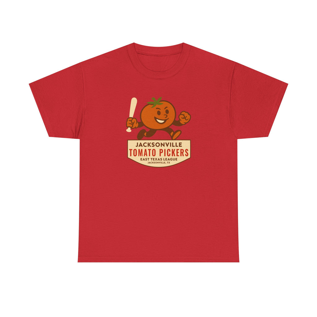 Jacksonville Tomato Pickers T-Shirt (Heavyweight) - Vintage Defunct Baseball Teams