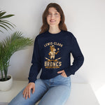 Lewiston Broncs Crewneck Sweatshirt - Vintage Defunct Baseball Teams - Idaho