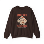 Milford Sandpipers Crewneck Sweatshirt - Vintage Defunct Baseball Teams - Delaware