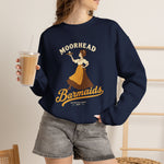 Moorhead Barmaids Crewneck Sweatshirt - Vintage Defunct Baseball Teams - Minnesota