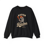 Akron Rubbermen Crewneck Sweatshirt - Vintage Defunct Baseball Teams - Ohio