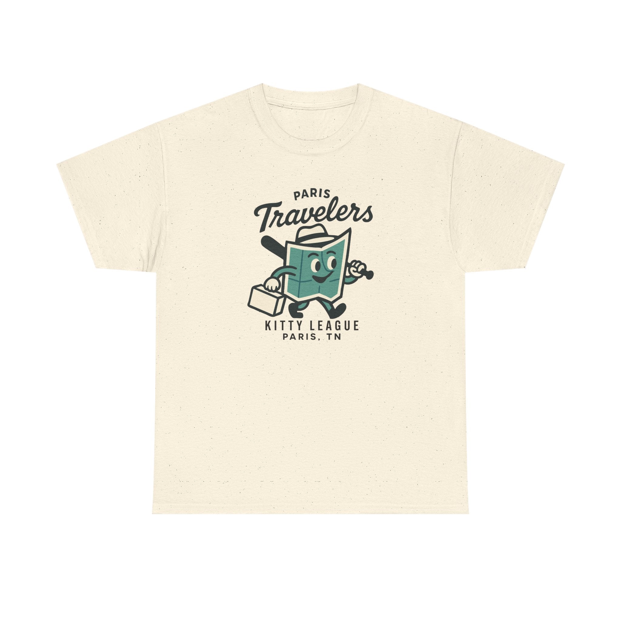 Paris Travelers T-Shirt (Heavyweight) - Vintage Defunct Baseball Teams
