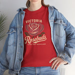 Victoria Rosebuds T-Shirt (Heavyweight) - Vintage Defunct Baseball Teams - Texas