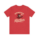Springfield Red Birds T-Shirt (Premium Lightweight) - Vintage Defunct Baseball Teams - Illinois
